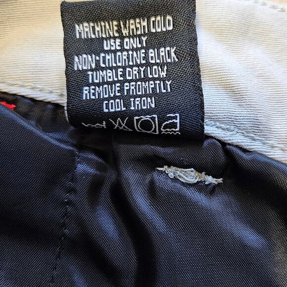 Kayden. K Denim Light Gray Reinforced Knee Cuffed Cotton Joggers Men's Size 34 - Picture 4 of 8